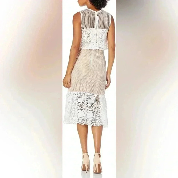 NWT Elliatt Dress Serenity Revolve Anthropologie Lace White Trumpet Mermaid Boho - Picture 5 of 15